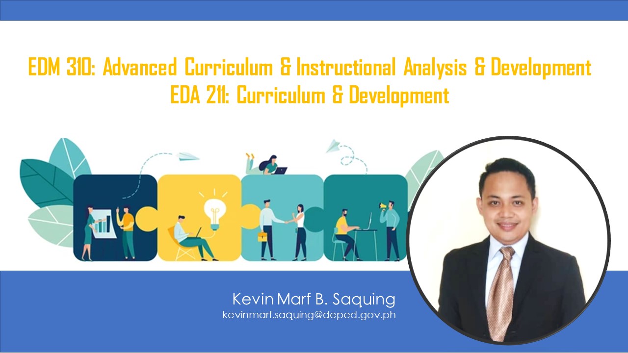 Advanced Curriculum &amp; Instructional Analysis &amp; Dev't.
