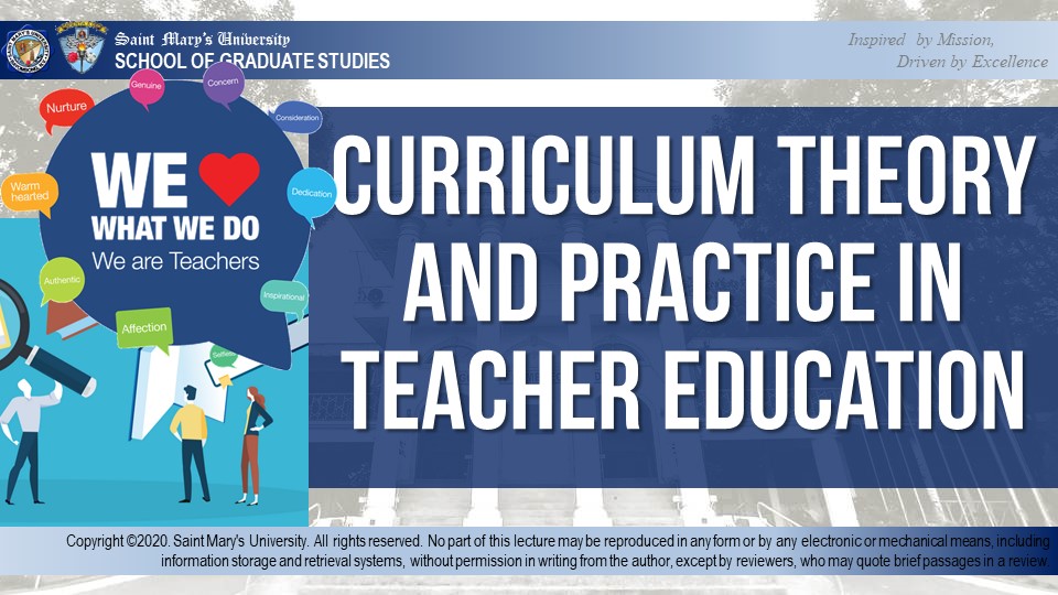Curriculum Theory &amp; Practice in Teacher Education (PED 202 [1030])