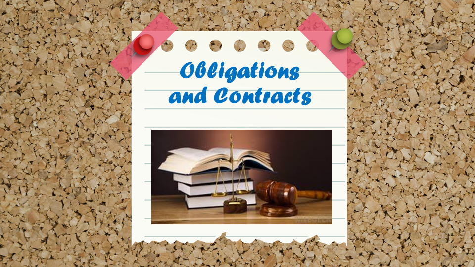 Obligations and Contracts