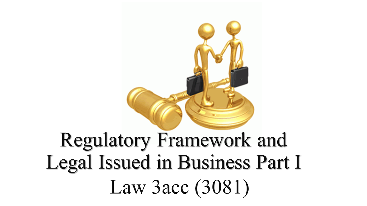 case study of business regulatory framework