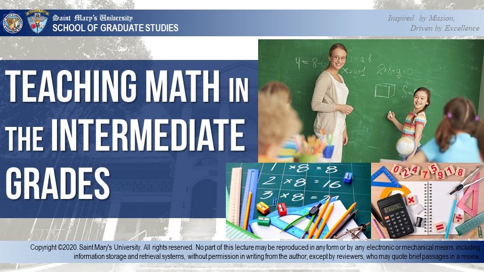 Teaching Math in the Intermediate Grades