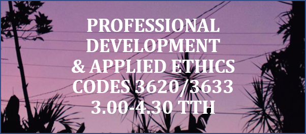 Professional Development &amp; Applied Ethics