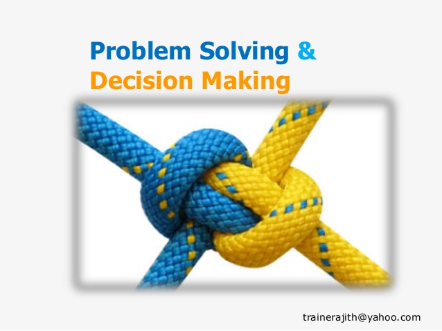 problem solving and decision making in educational management