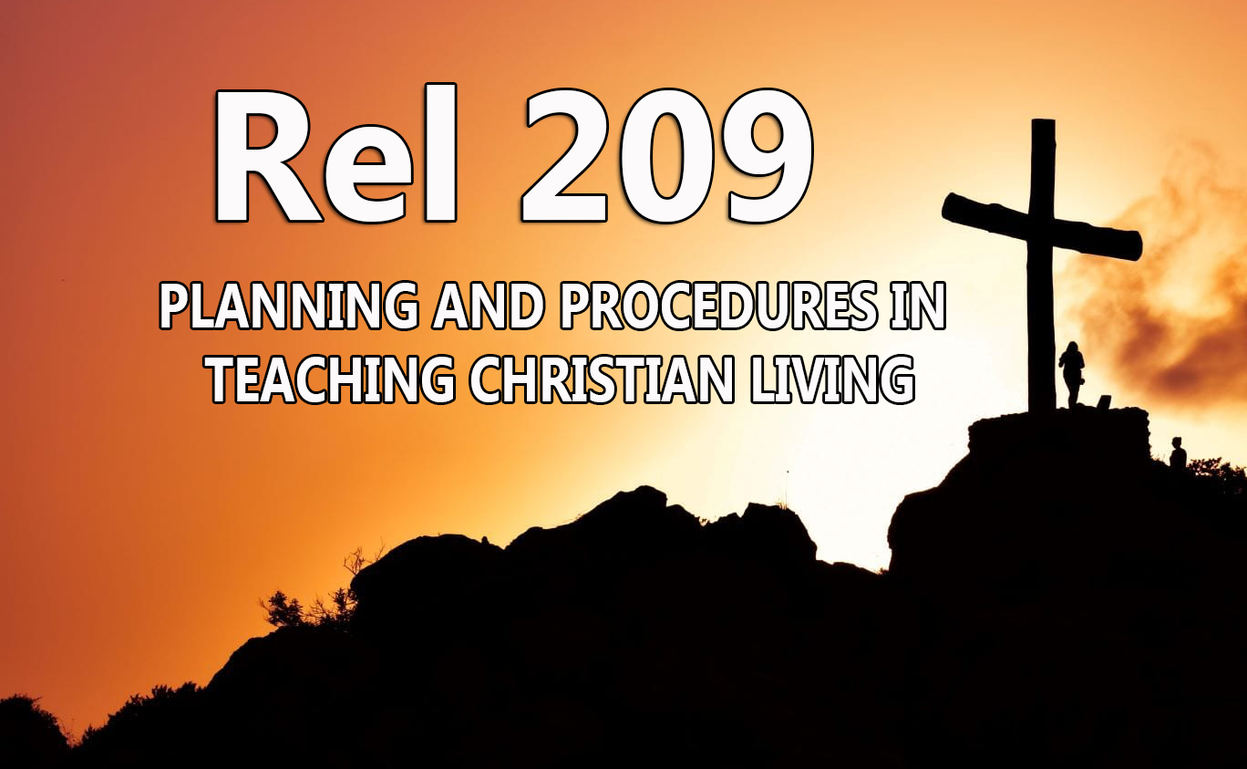 Planning and Procedures in Teaching Christian Living