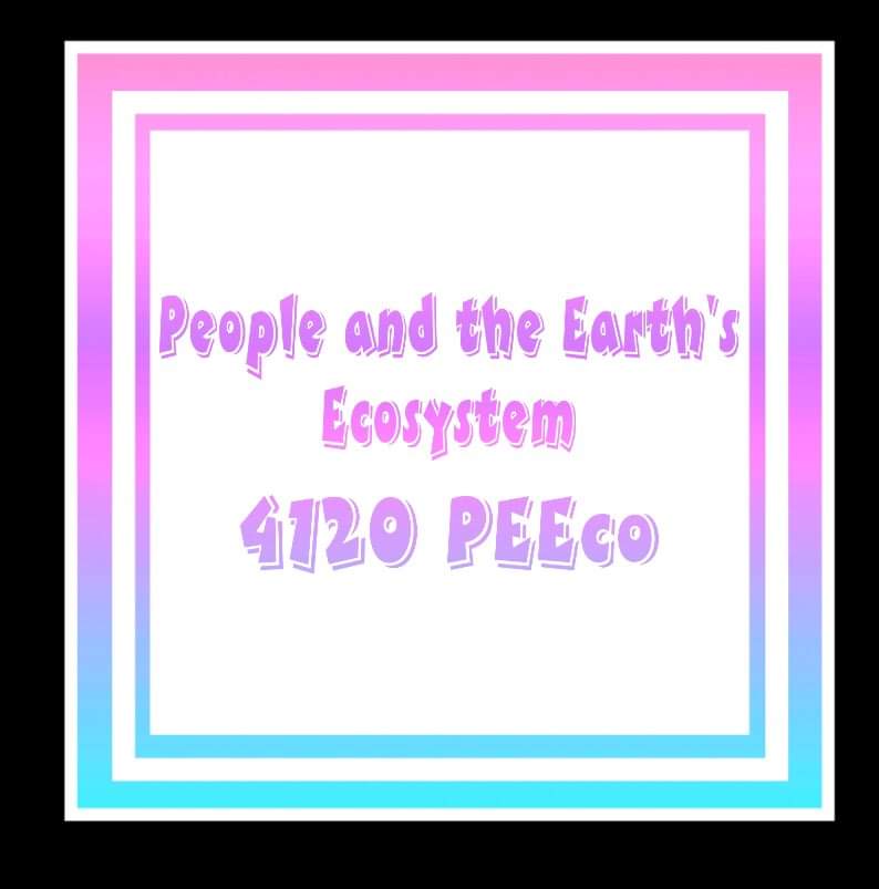 (4120) People and the Earth's Ecosystem