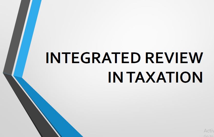 Integrated Review in Taxation 3125