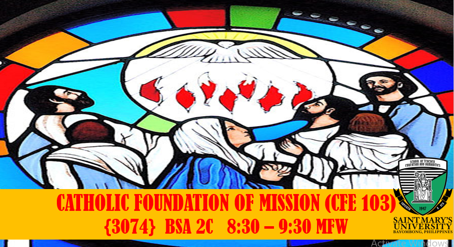 CFE 103 [3074] Catholic Foundation of Mission