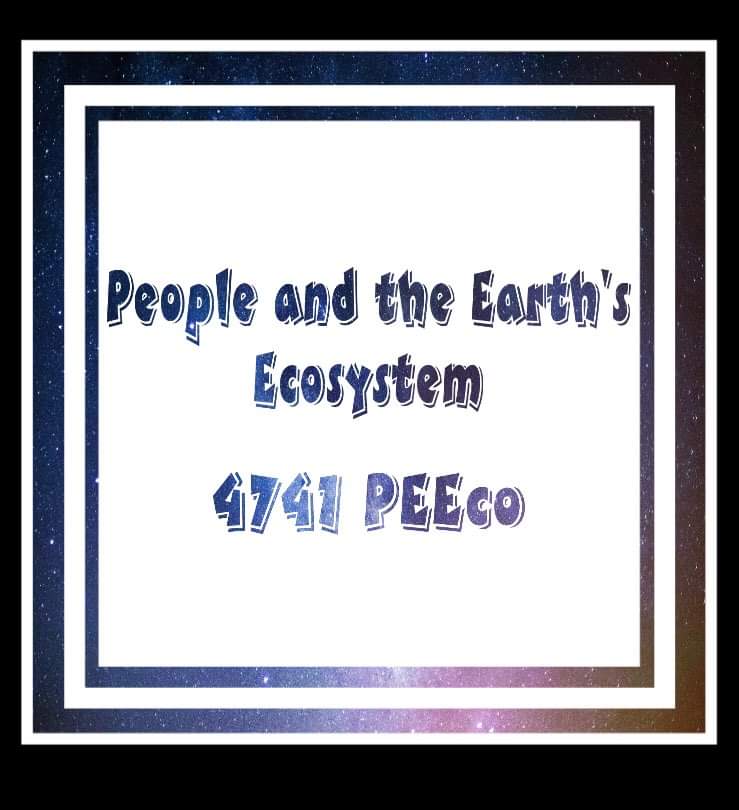 (4741) People and the Earth's Ecosystem