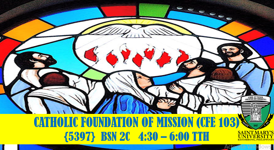 CFE 103 [539<span class="highlight">7</span>] Catholic Foundation of Mission
