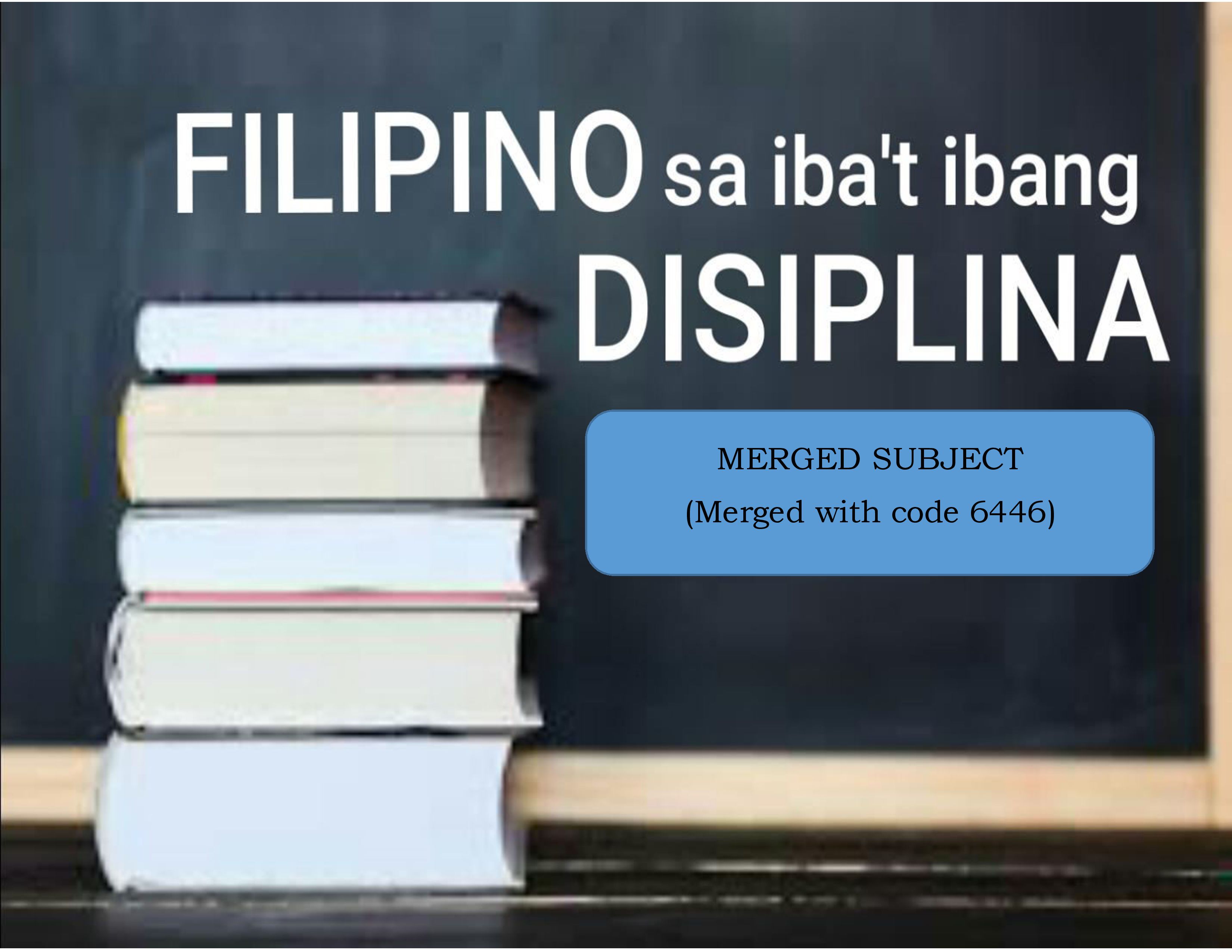 Filipino sa Iba't Ibang Disiplina