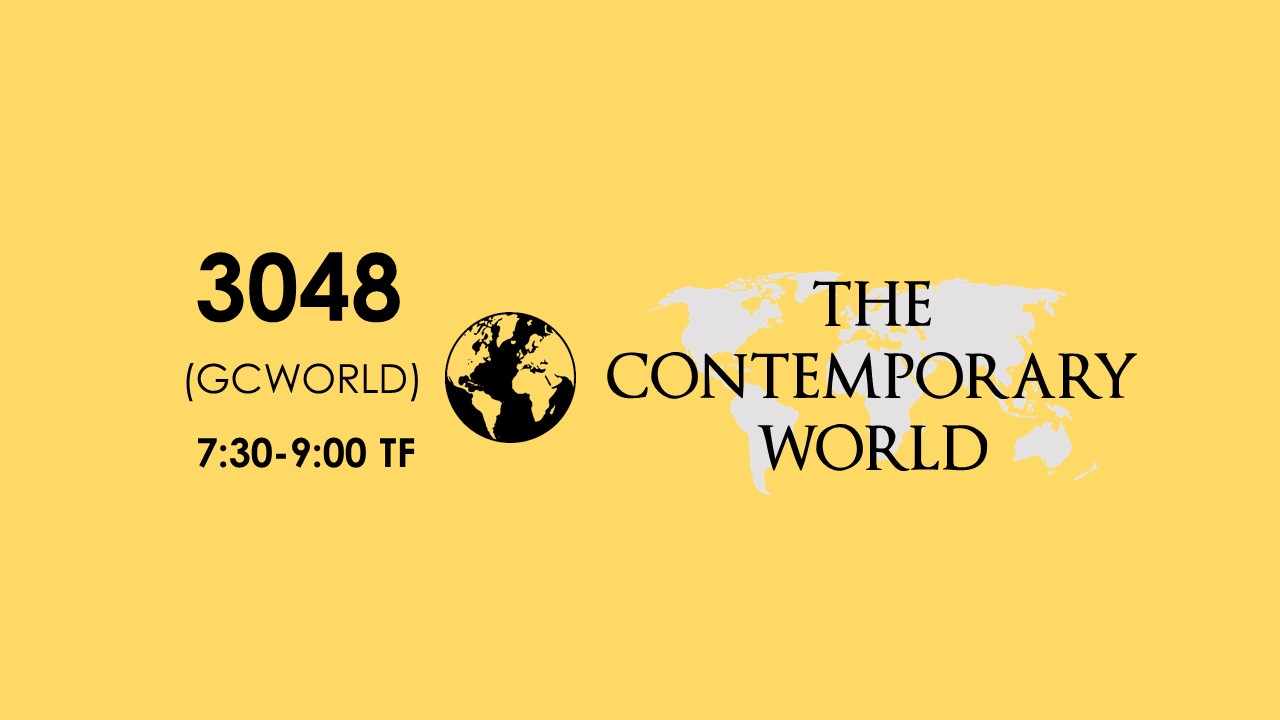 3048 The Contemporary World