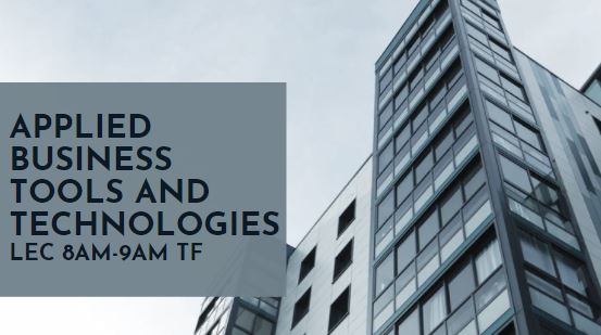 Applied Business Tools and Technologies (PMS)