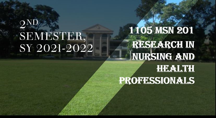 Research in Nursing and Health Professionals