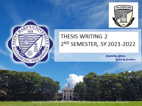 Thesis Writing 2