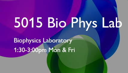 Biophysics Laboratory (5015)