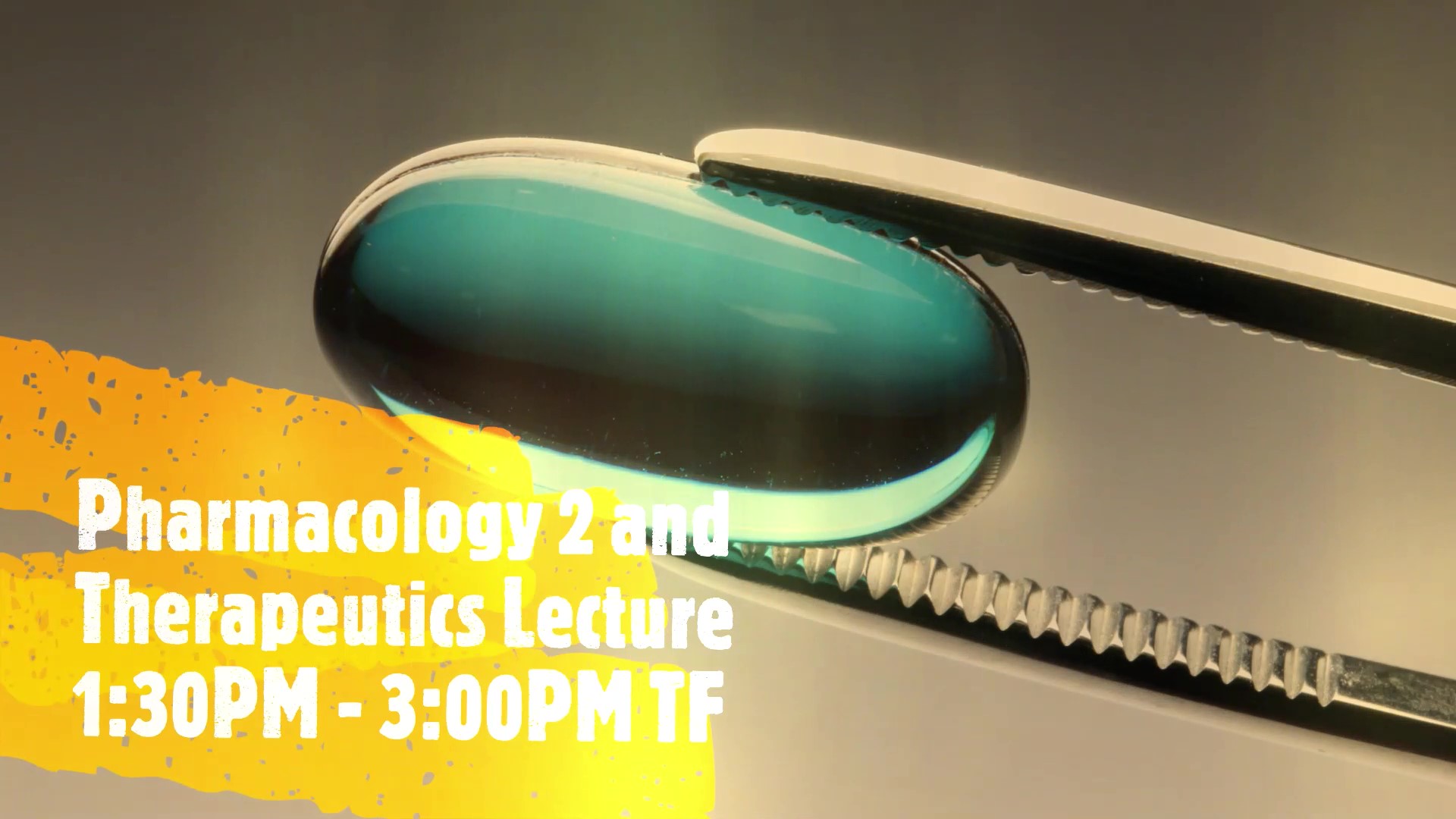 Pharmacology 2 and Therapeutics Lecture