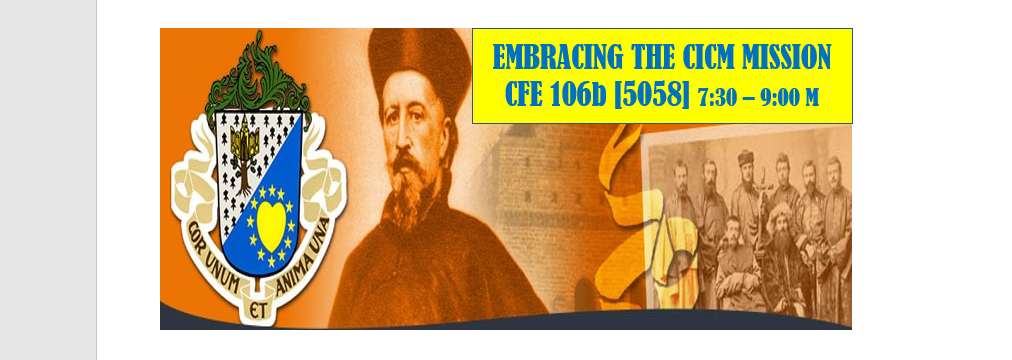 2S = CFE106b [5058] Embracing the CICM Mission