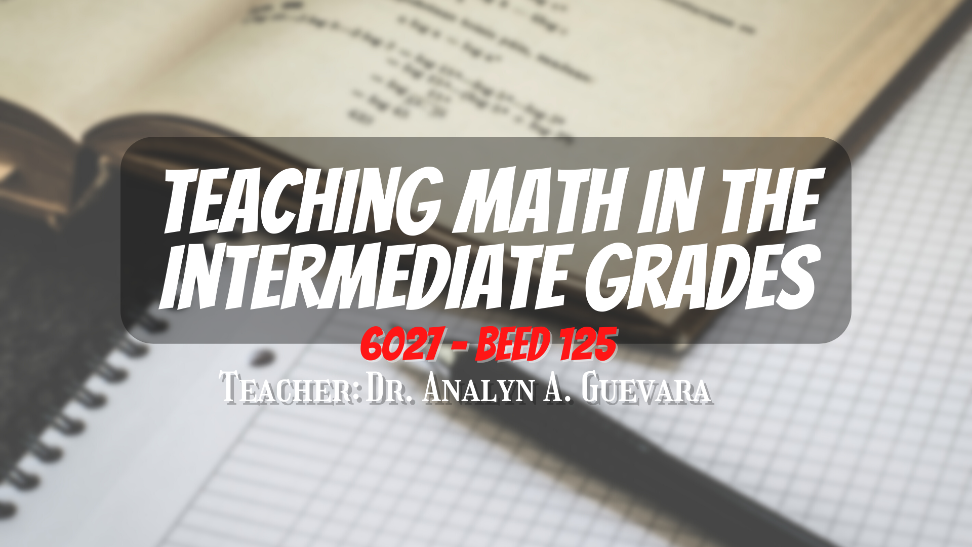 Teaching Math in the Intermediate Grades
