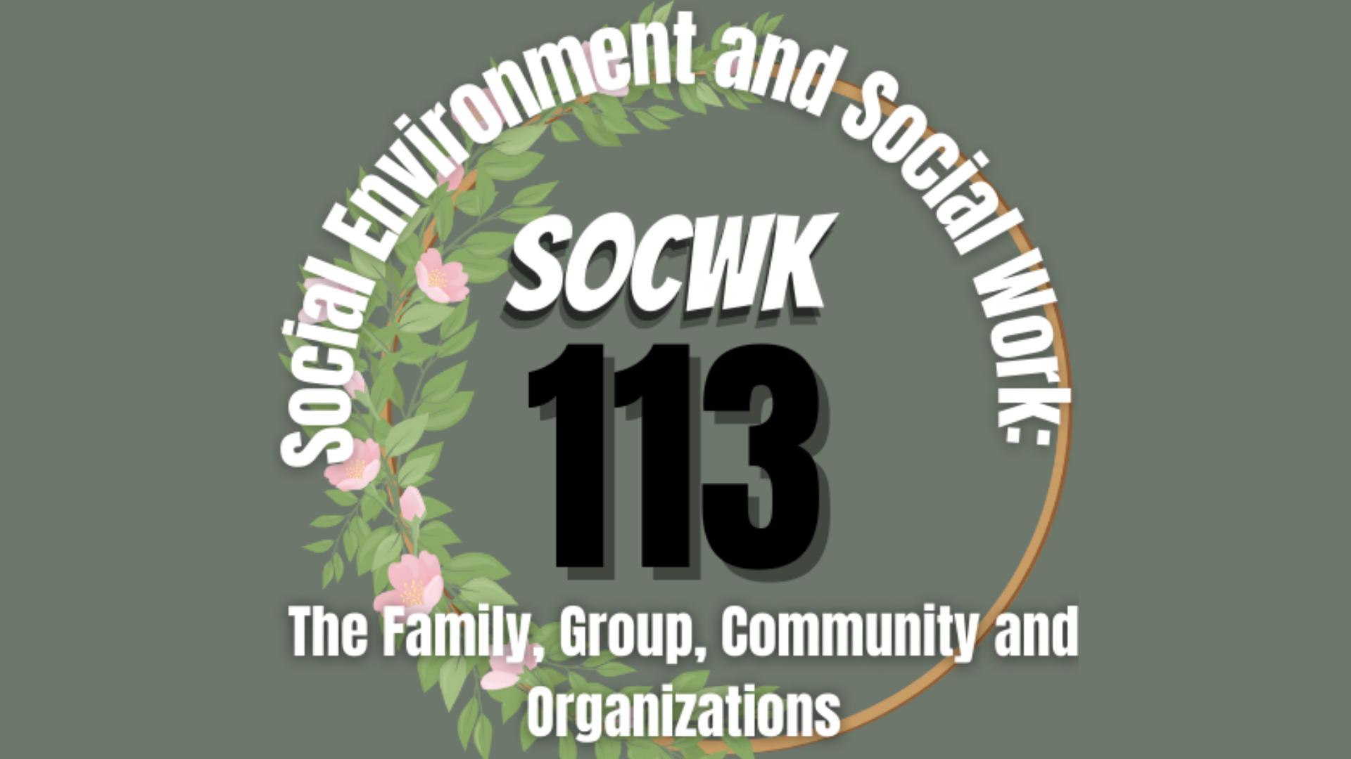 Social Environment and Social Work: The Family, Group, Community and Organizations