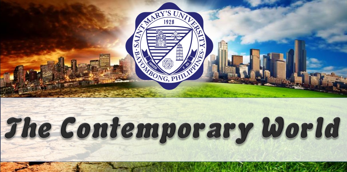 The Contemporary World 7:30-9:00 MTh