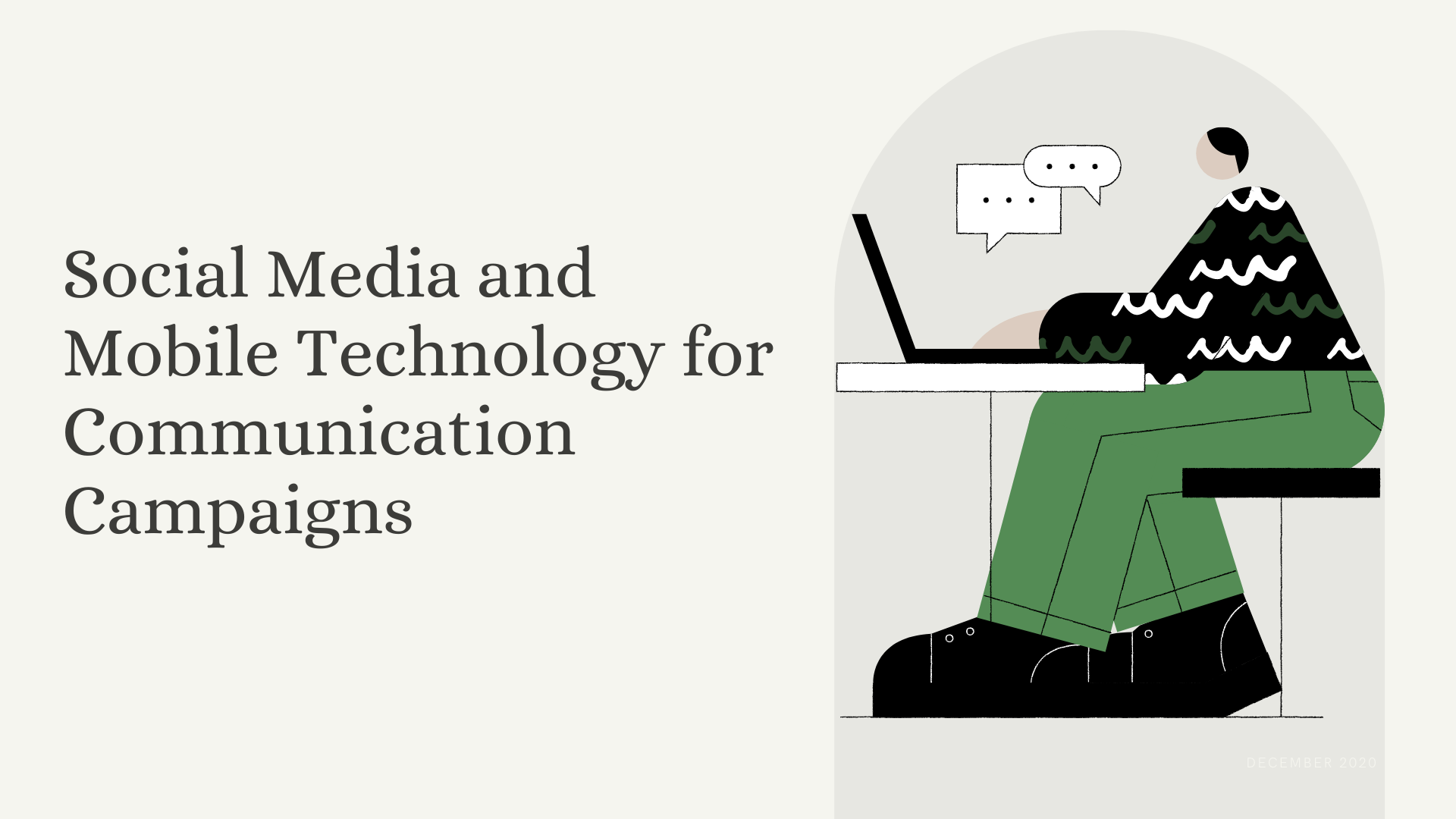 Social Media and Mobile Technology for Communication Campaigns