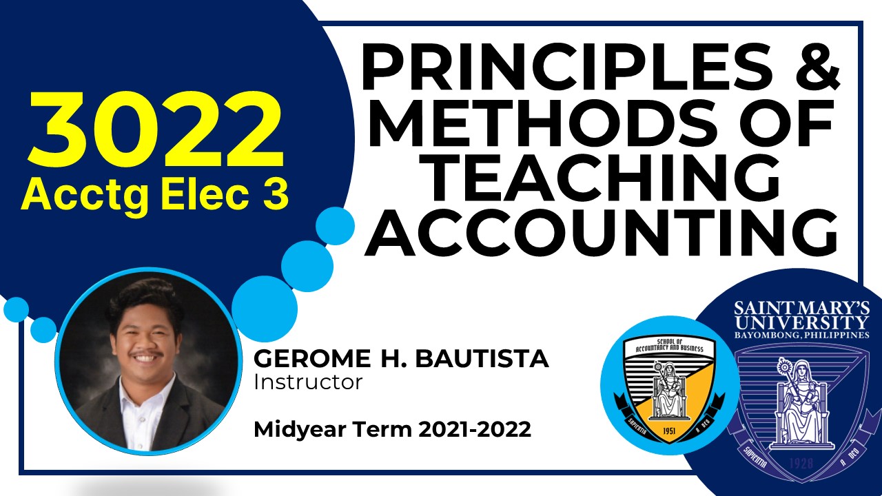 (3022) Principles and Methods of Teaching Accounting