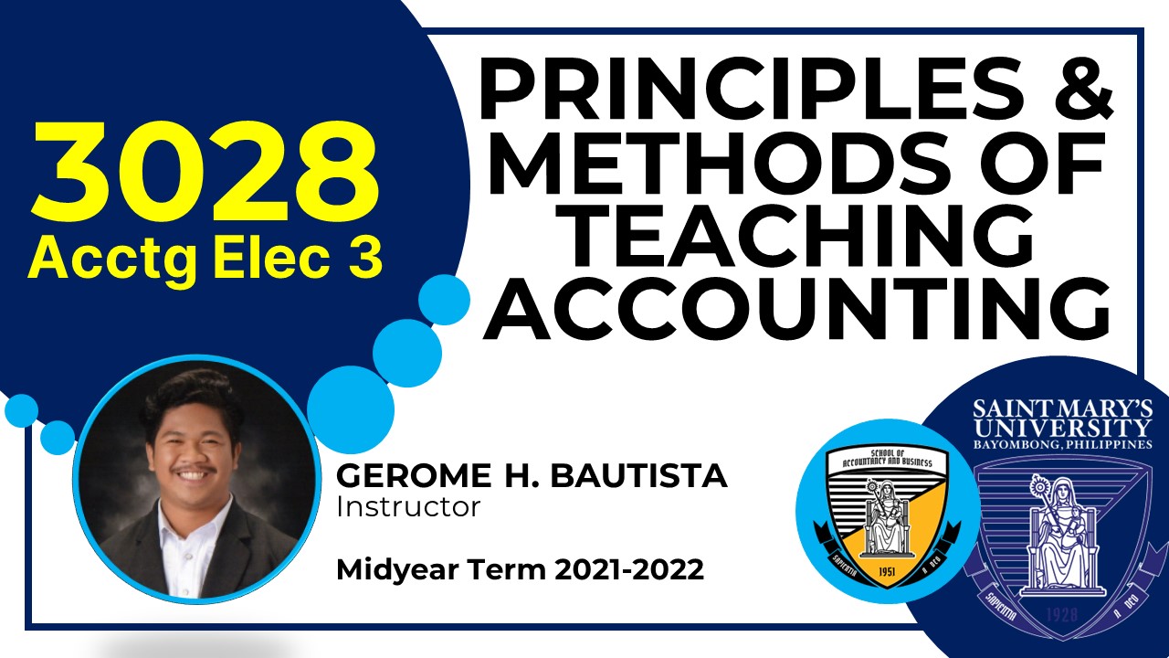 (3028) Principles and Methods of Teaching Accounting