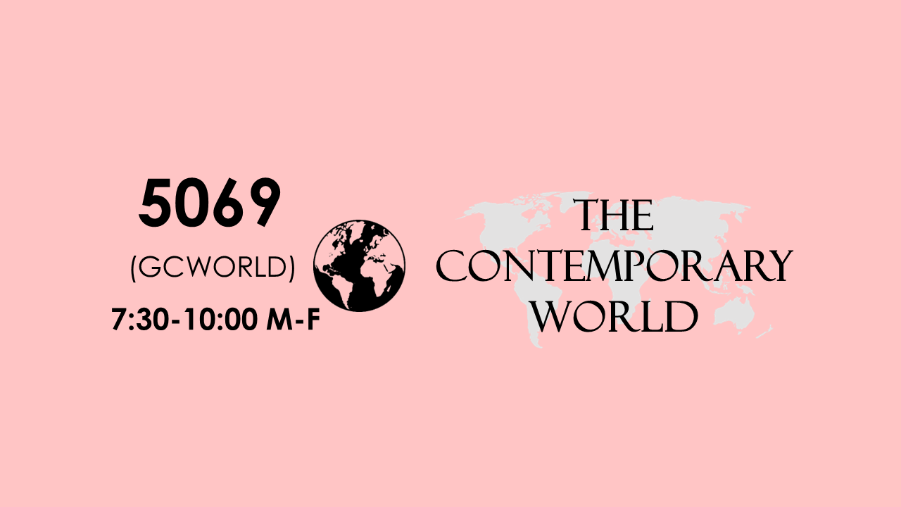 5069 The Contemporary World