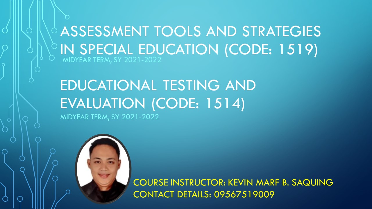 Assessment Tools and Strategies in Special Education