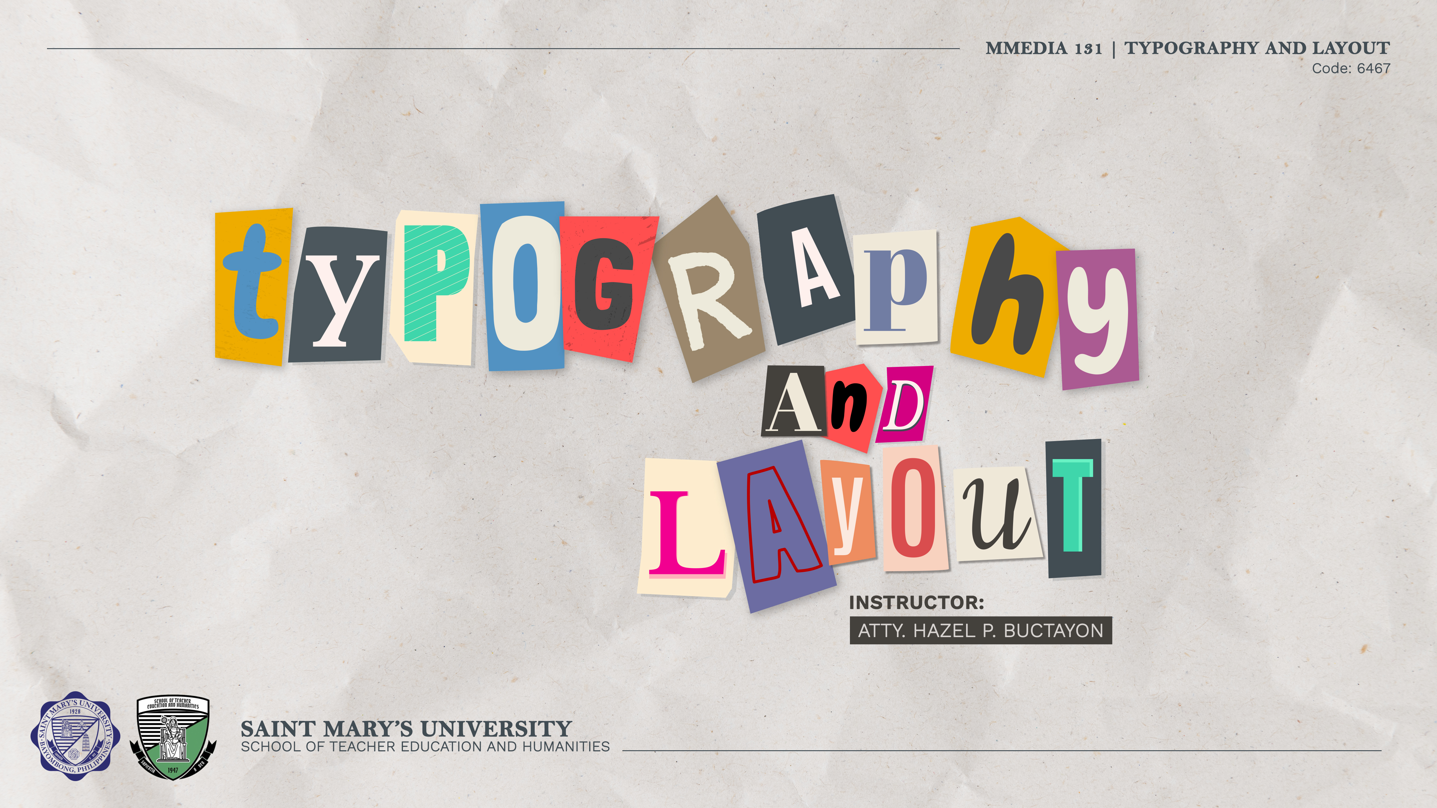 Typography and Layout