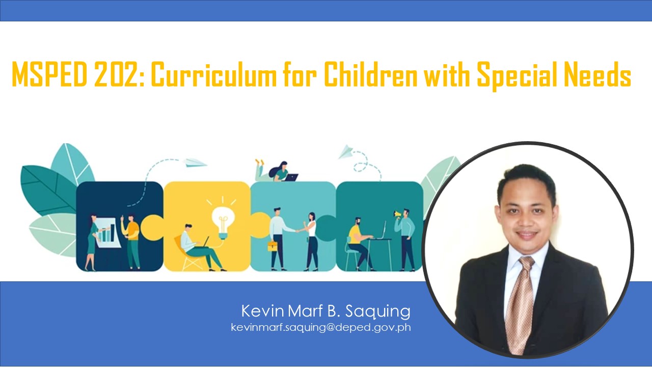 Curriculum for Children with Special Needs