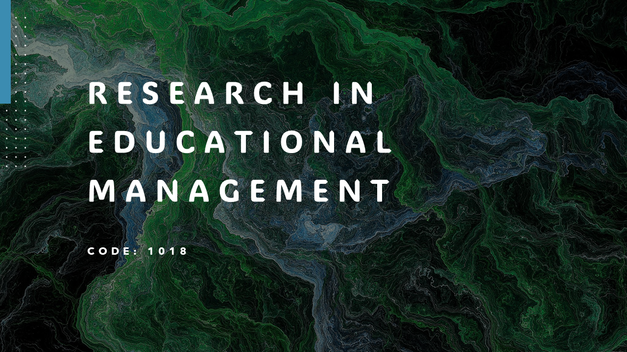 Research in Educational Management