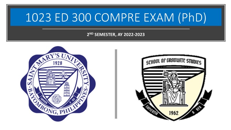 Comprehensive Examinations