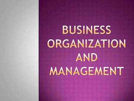 Advanced Studies in Business Organization &amp; Management