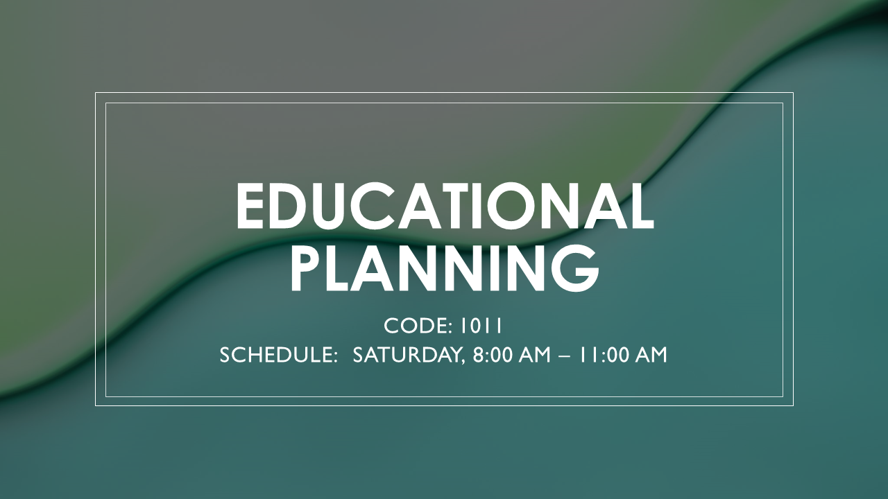 Educational Planning (1011)