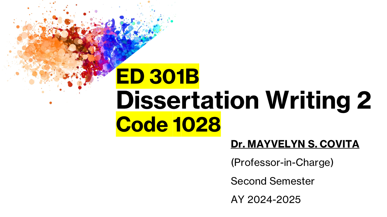 Dissertation Writing 2