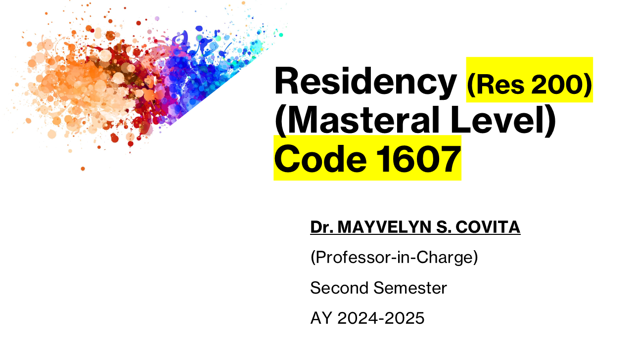 Residency