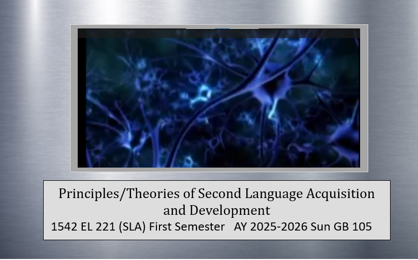 Principles/Theories of Language Acquisition and Development