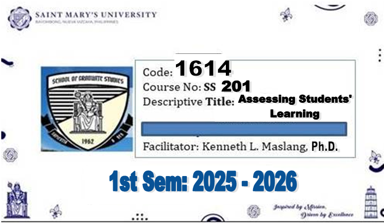 Assessing the Students' Learning