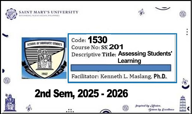 Assessing the Students' Learning