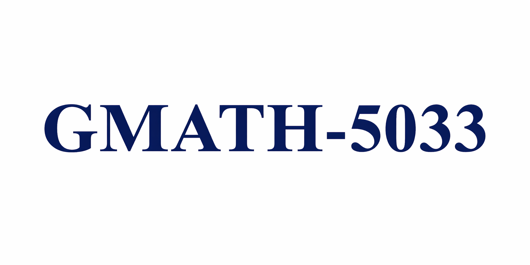 5033-Mathematics in the Modern World