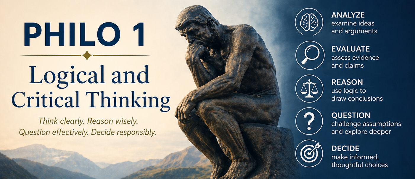 (Philo 1 - 5344)Logic and Critical Thinking