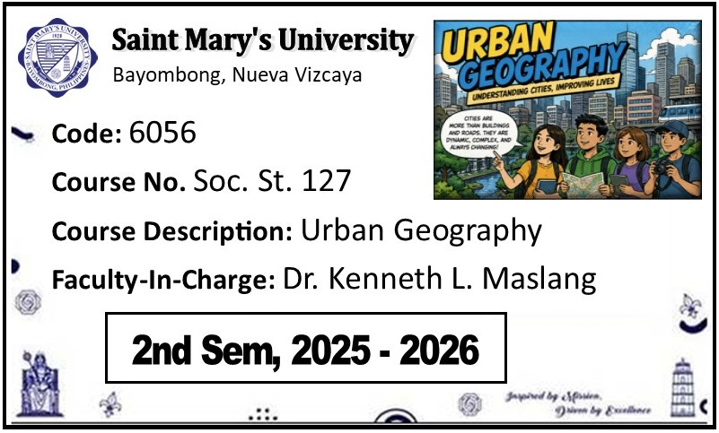 Geography 3 (Urban Geography)