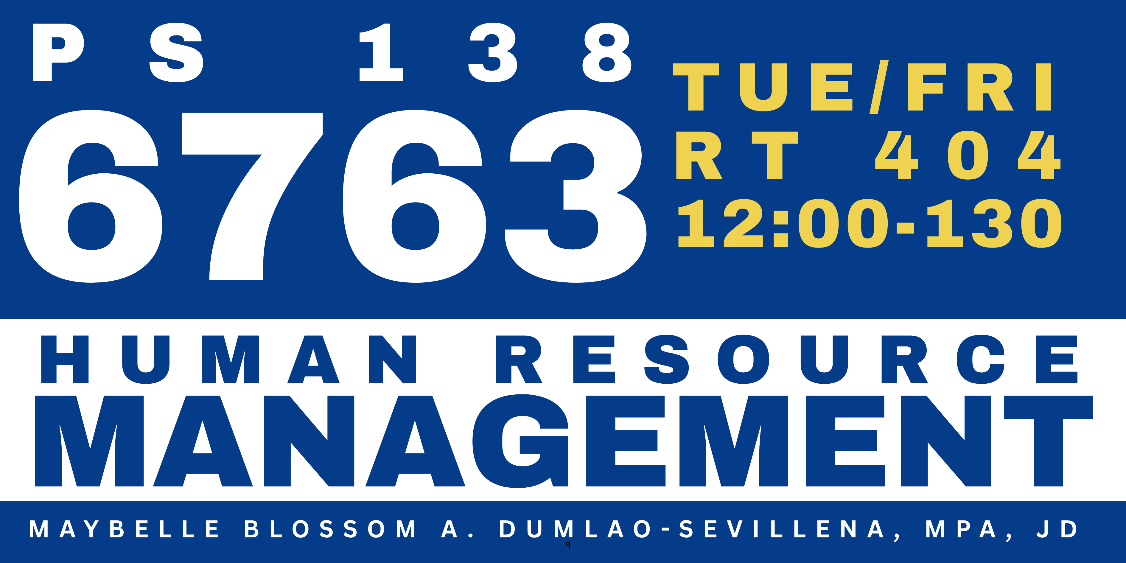 Human Resource Management